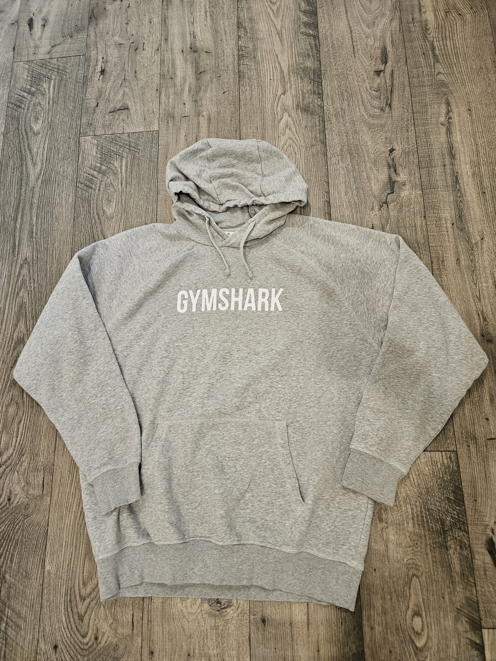 Gymshark Men's Gray Logo  Hoodie XL